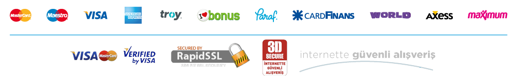 Visa, Mastercard, Maestro, PayPal, Apple Pay